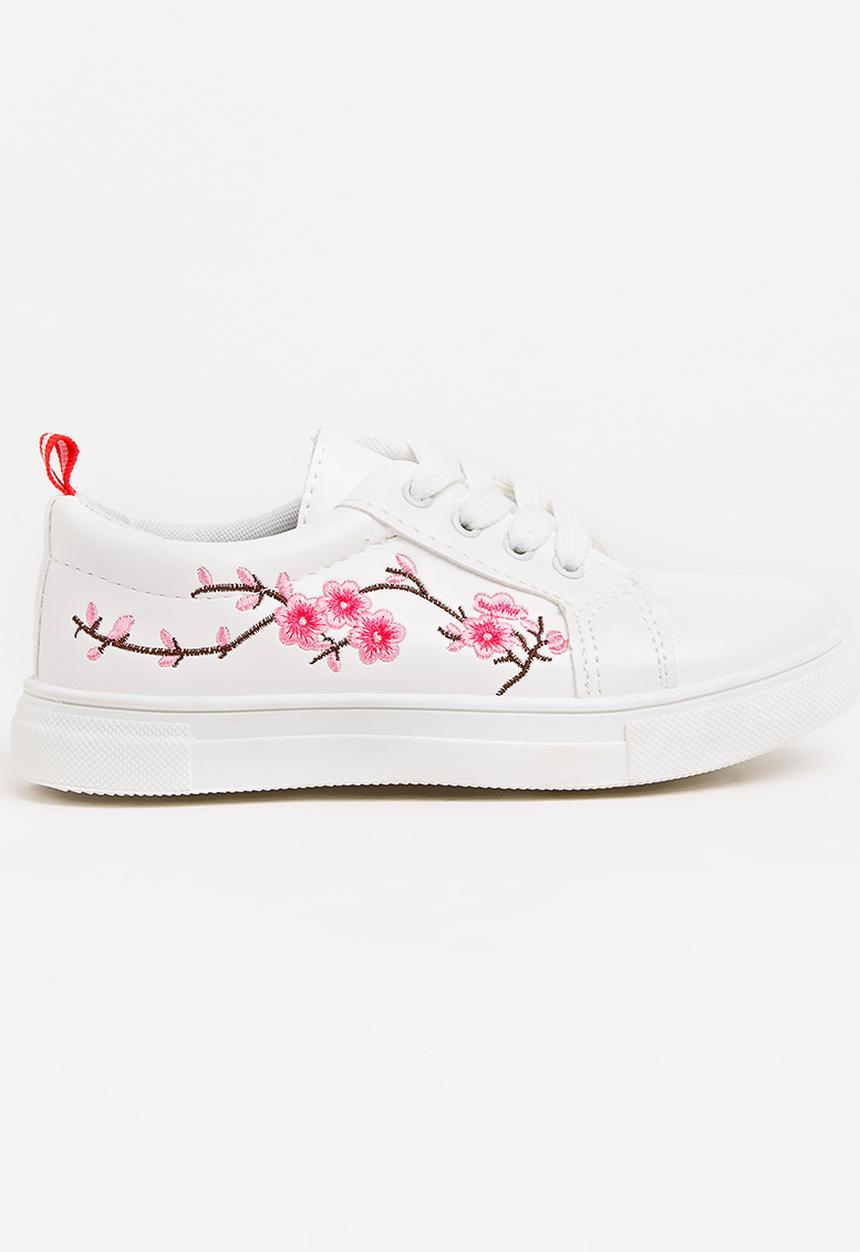 Pop Candy - Embroidered Sneaker White