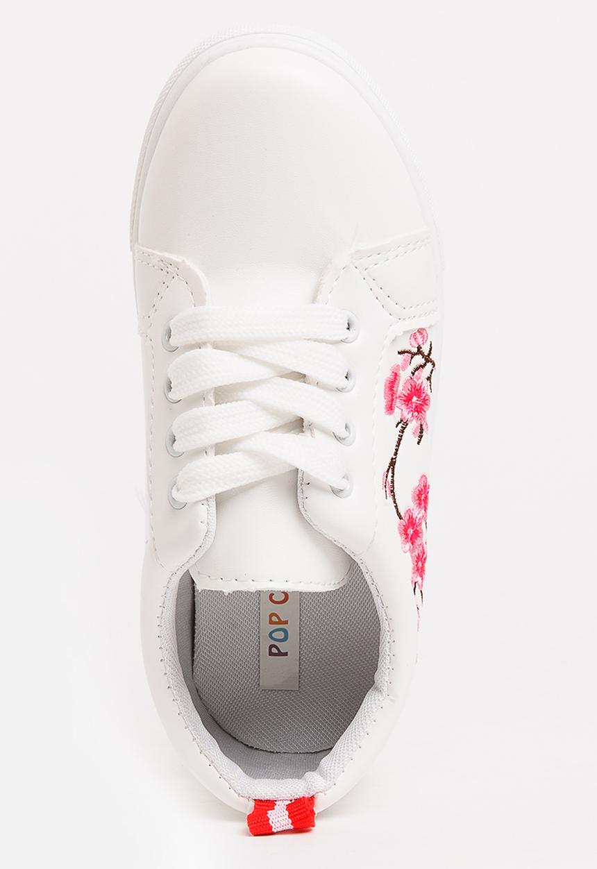 Pop Candy - Embroidered Sneaker White