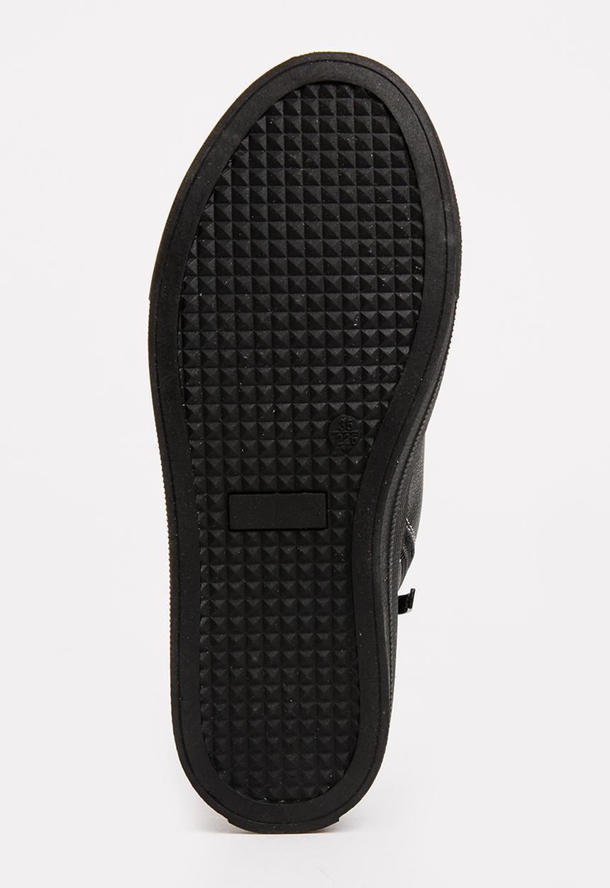 Pop Candy - Boys Hi Top Sneaker Black