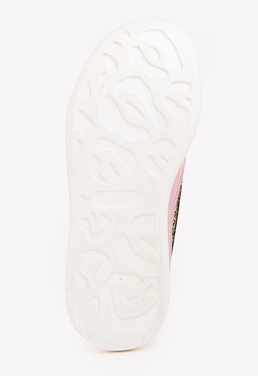 Pop Candy - Girls Metallic Sneaker Mid Pink