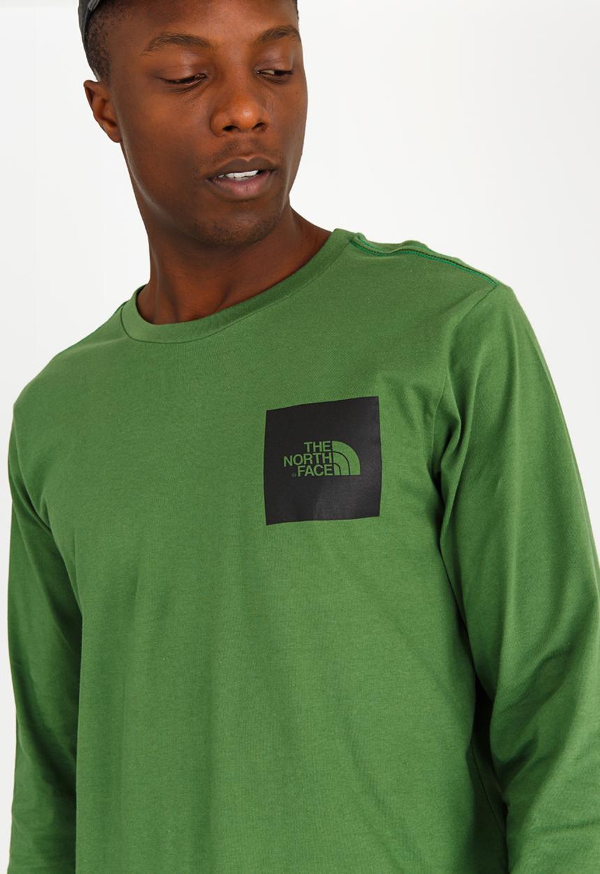 DNU - The North Face - Fine Printed Cotton Tee Khaki Green