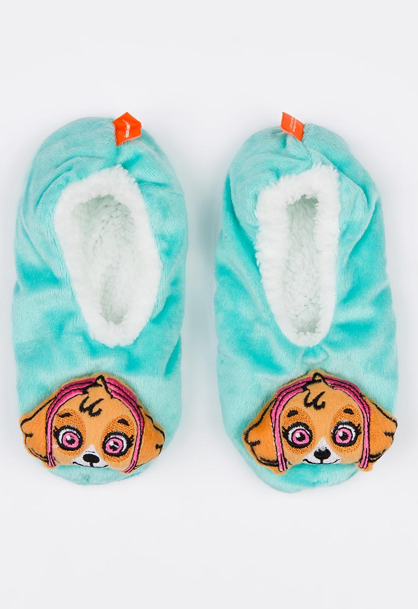Character Fashion - Paw Patrol Sherpa Slippers Mid Green