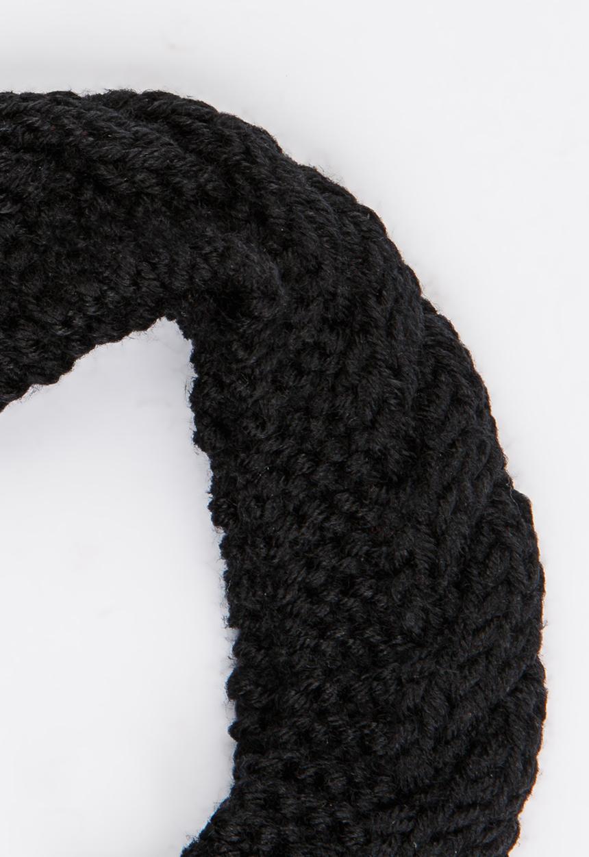 Pop Candy - Cable Knit Snood Black