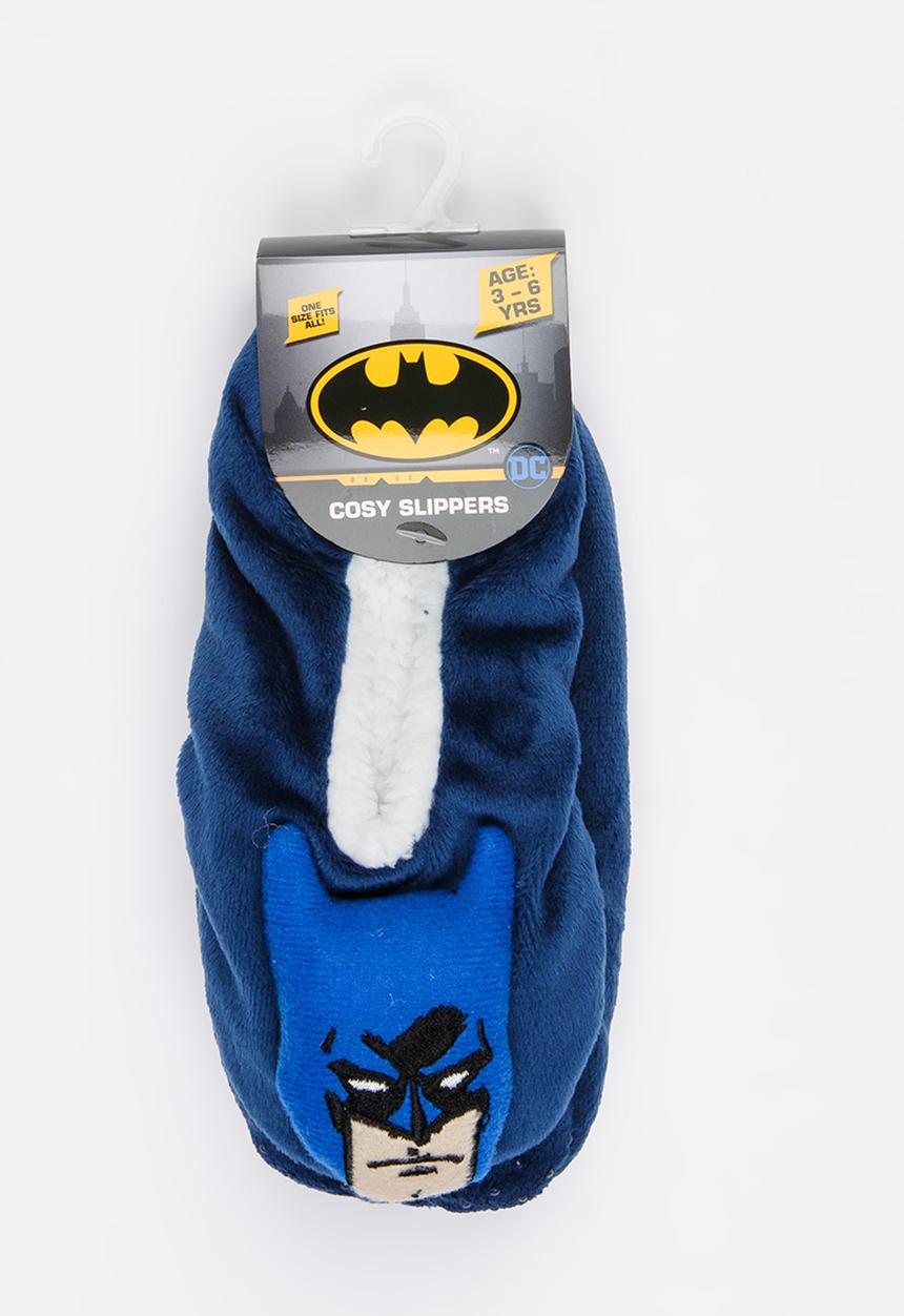 Character Fashion - Batman Sherpa Slippers Multi-colour