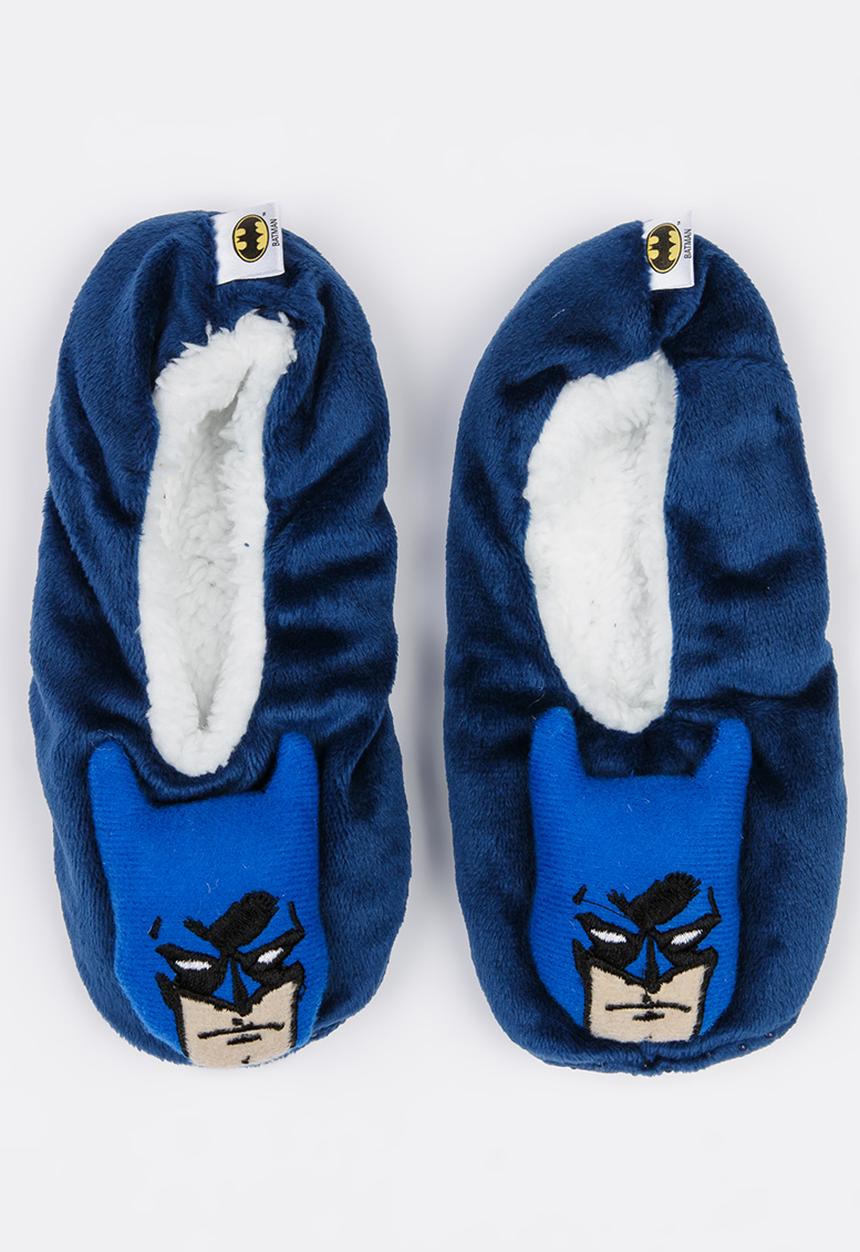 Character Fashion - Batman Sherpa Slippers Multi-colour