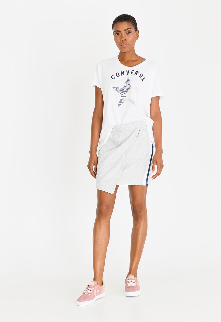 Converse - Star Chevron Track Skirt Grey