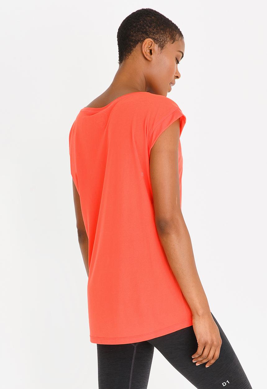ASICS - Cape Sleeve Layering Top Coral