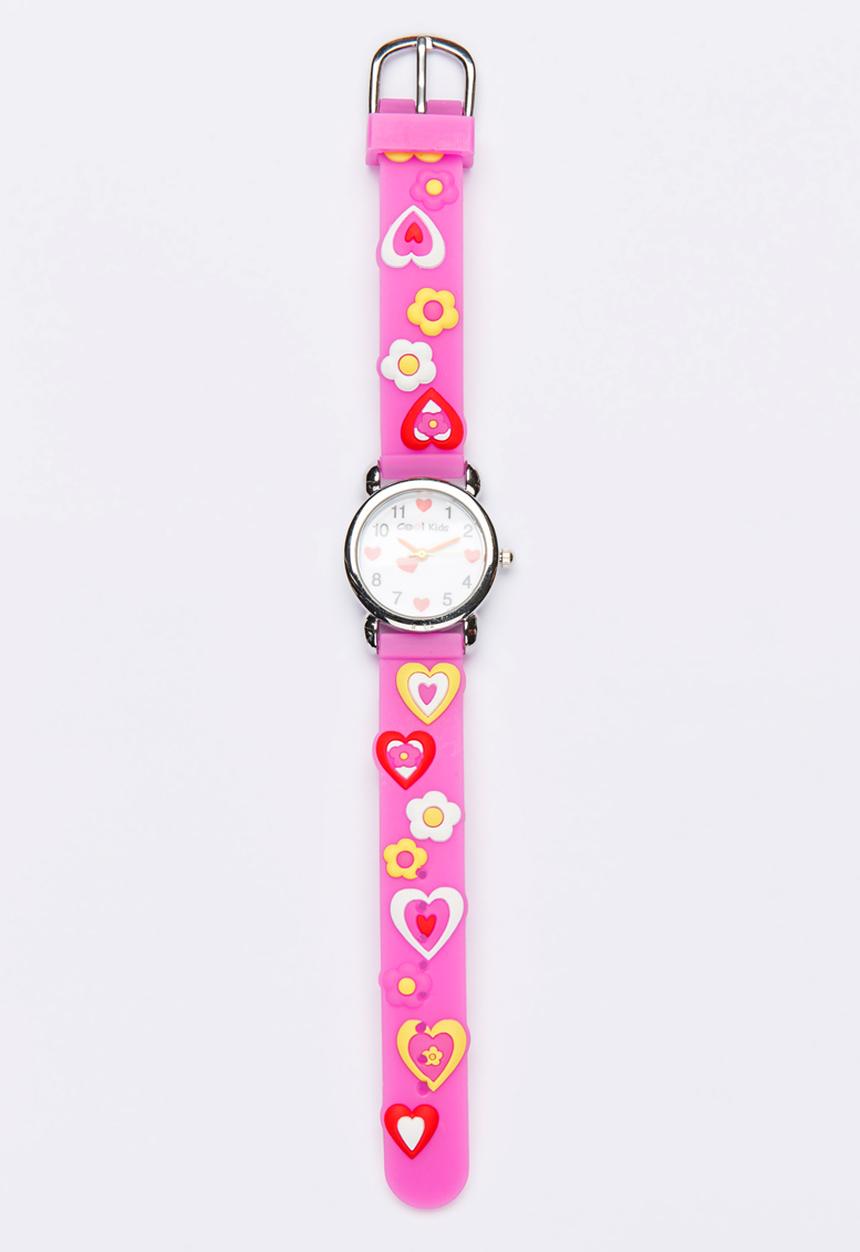 Cool Kids - Girls 3D  Heart  Watch Multi-colour