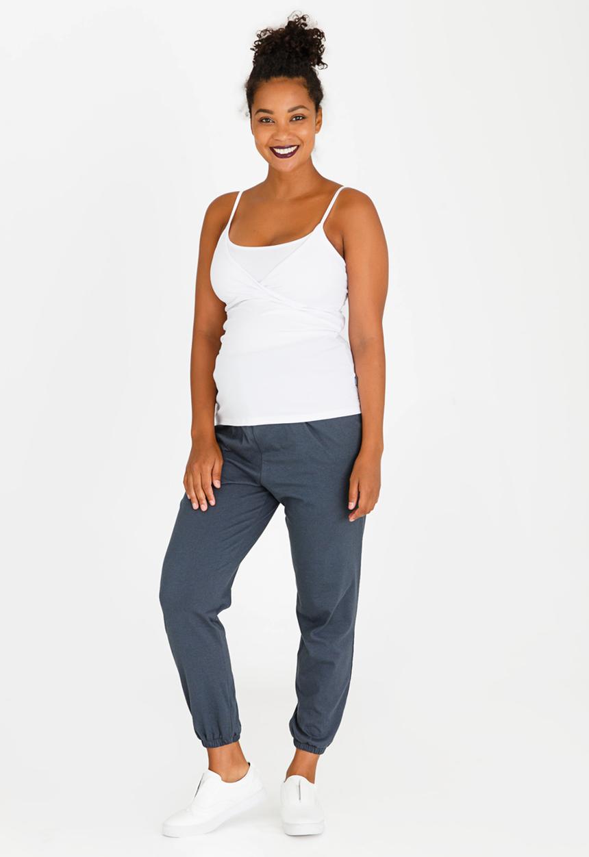 Cherry Melon - Basic Cross Over Feeding Cami White