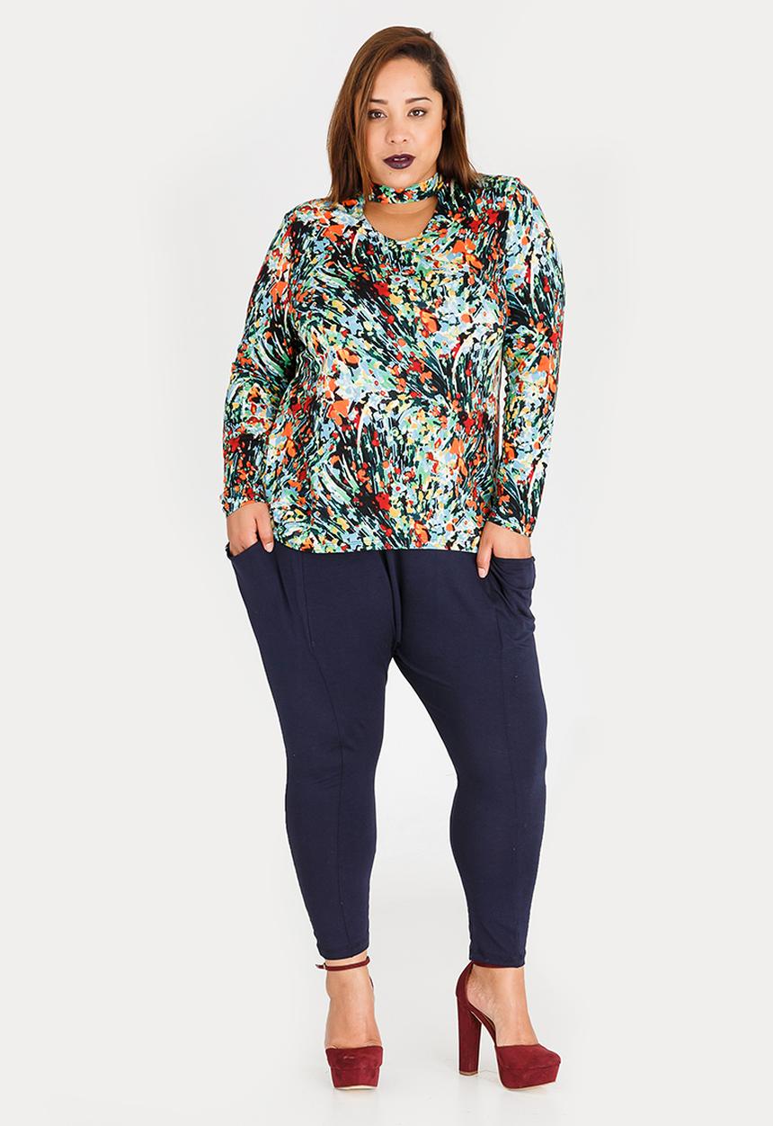 Slick - Estella Keyhole Top Green