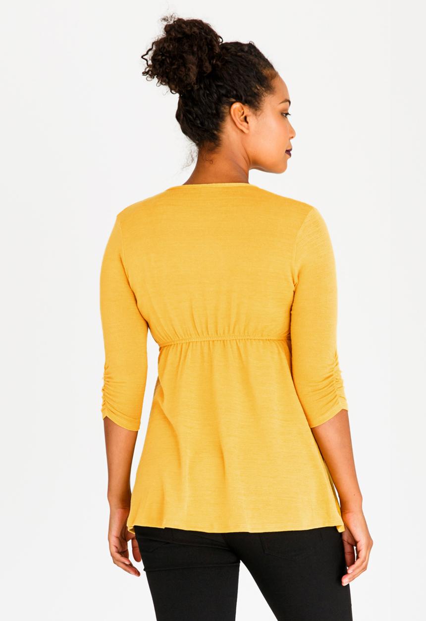 Cherry Melon - V-neck Skater Top Yellow