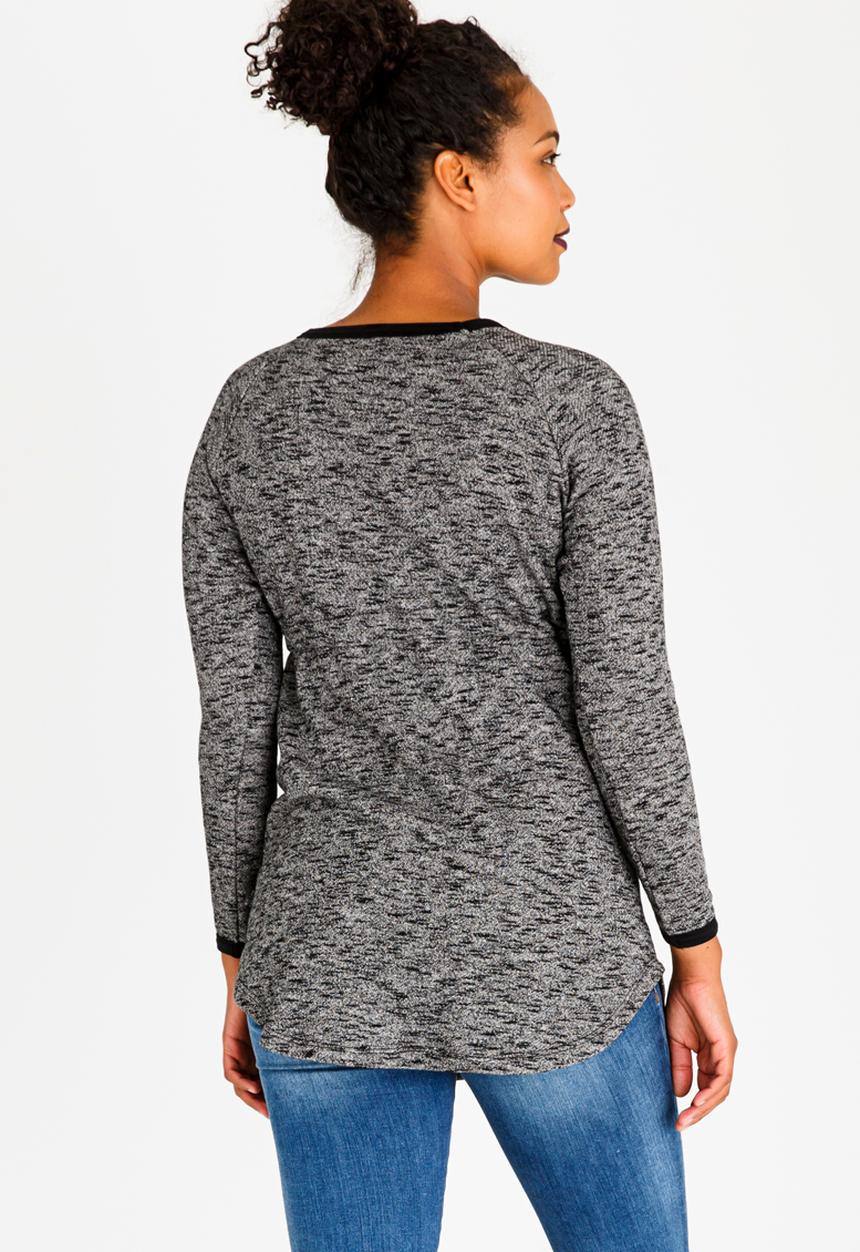Cherry Melon - Leisure Drawstring Top Black