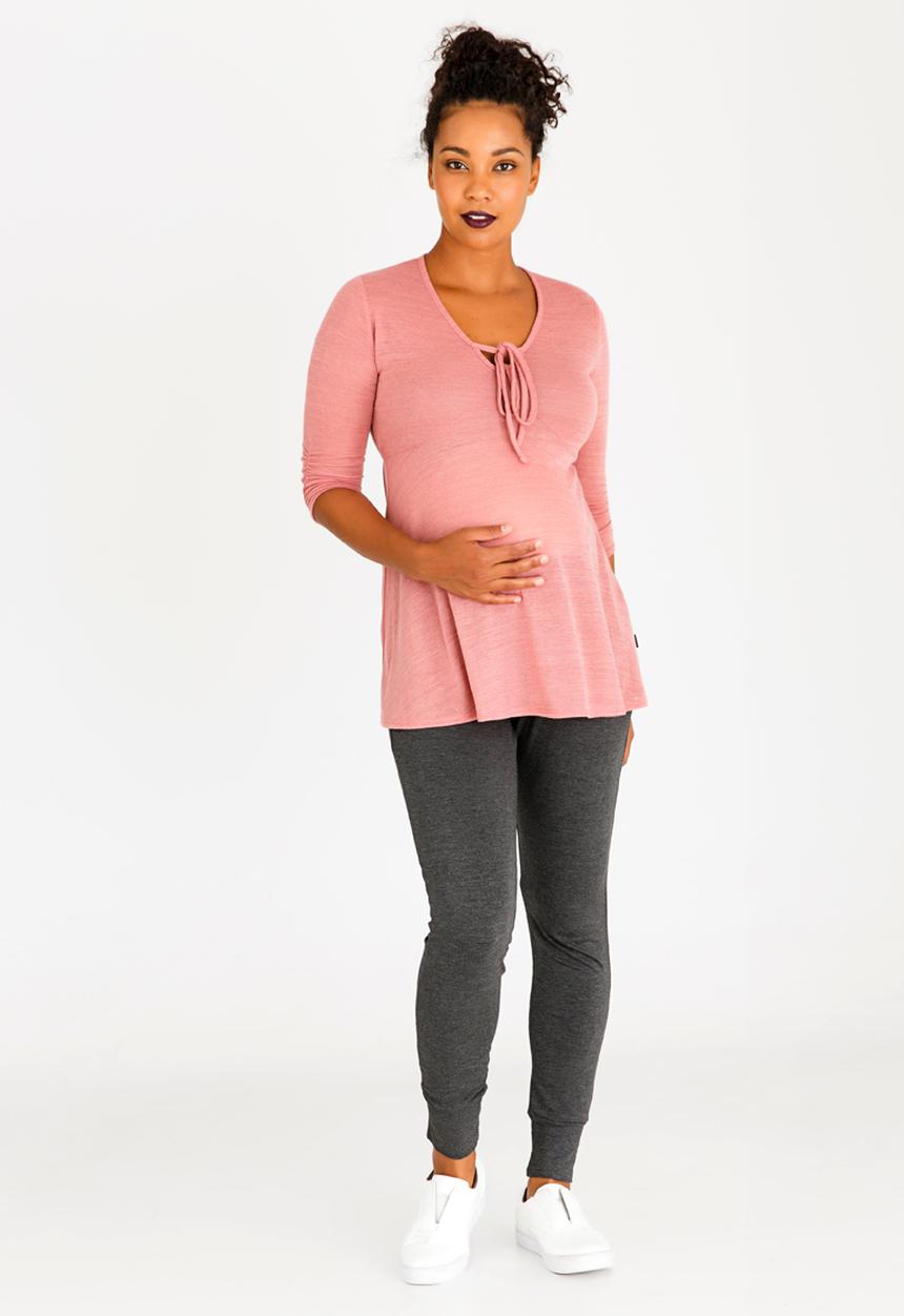 Cherry Melon - V-neck Skater Top Rose