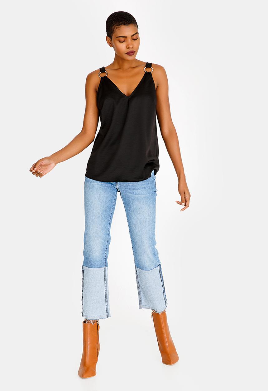 Kate Jordan - Ring Detail Cami Black