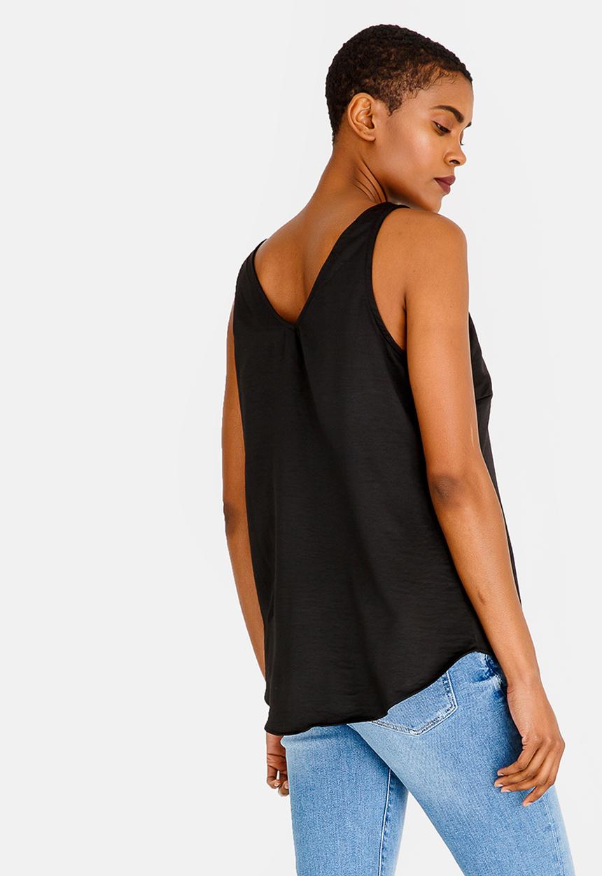 Kate Jordan - Ring Detail Cami Black