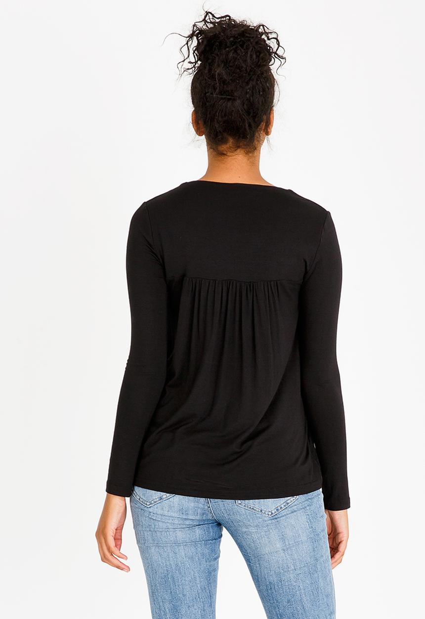 edit - Baby Doll Top Black
