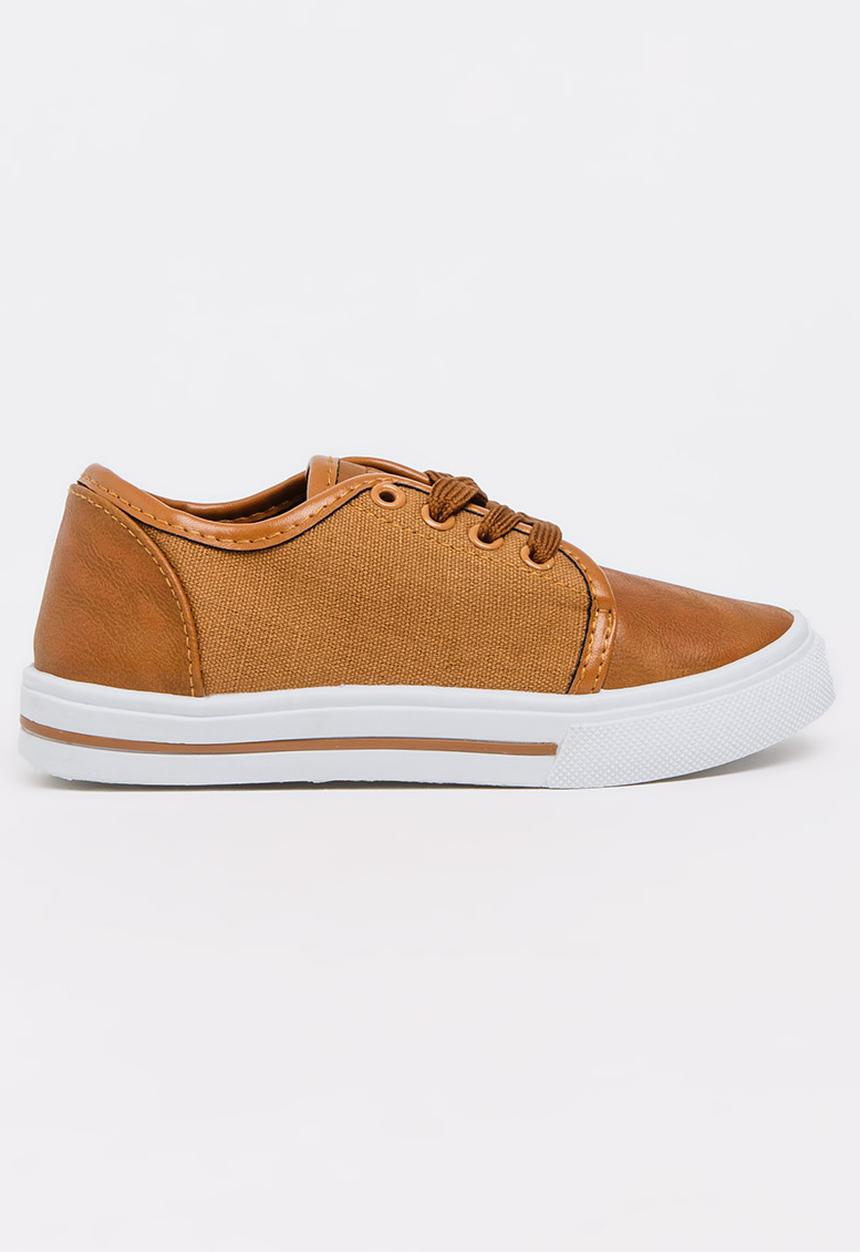SOVIET - Basten Low Cut Sneaker Tan