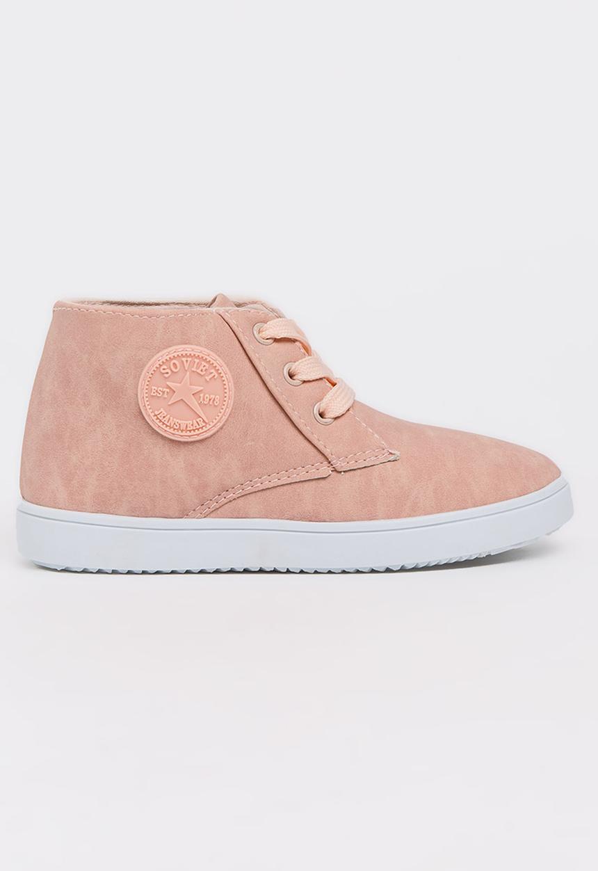 SOVIET - Buffon Hi Cut Sneaker Pale Pink
