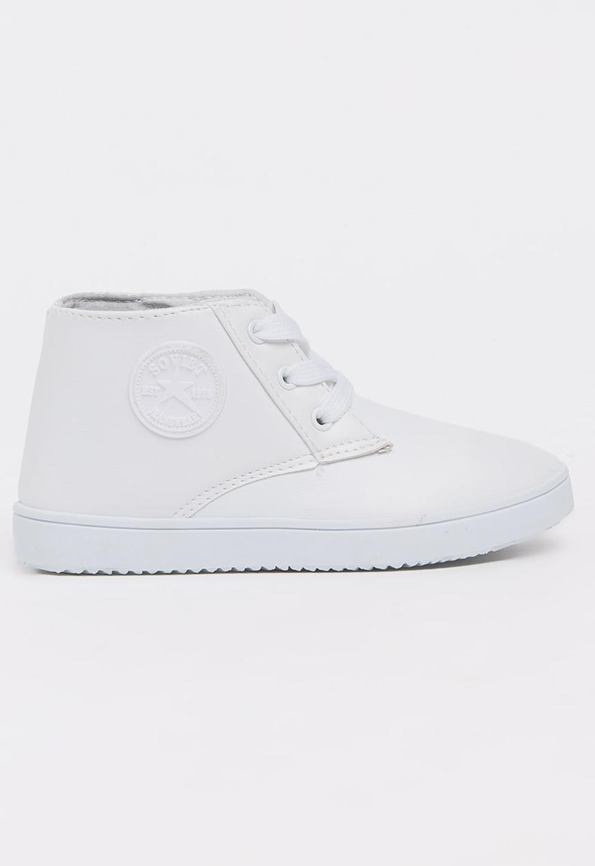 SOVIET - Buffon Hi Cut Sneaker White