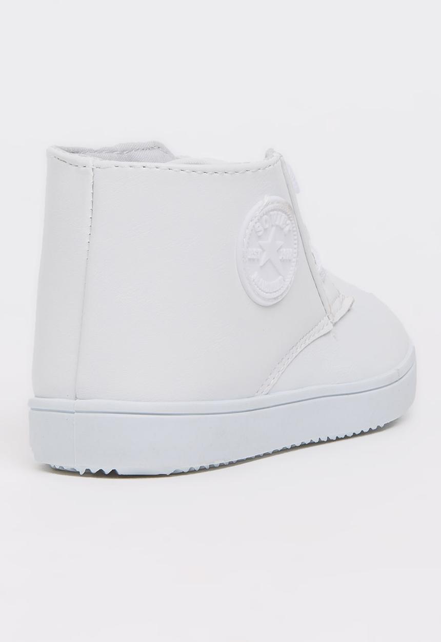 SOVIET - Buffon Hi Cut Sneaker White