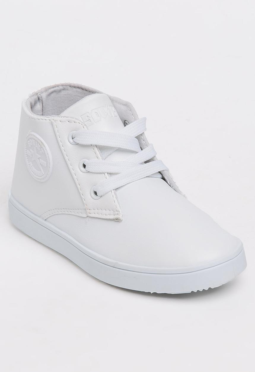 SOVIET - Buffon Hi Cut Sneaker White