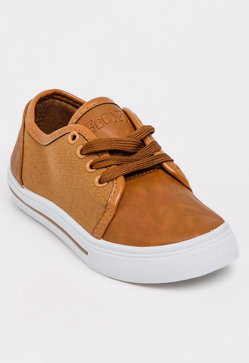 SOVIET - Basten Low Cut Sneaker Tan