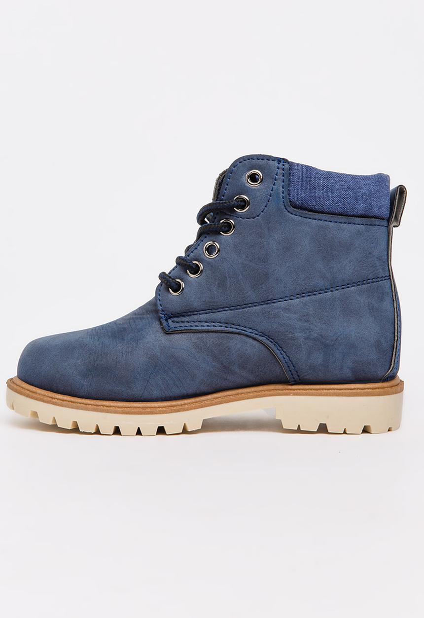 Jumbo - Lace Up Boot Navy