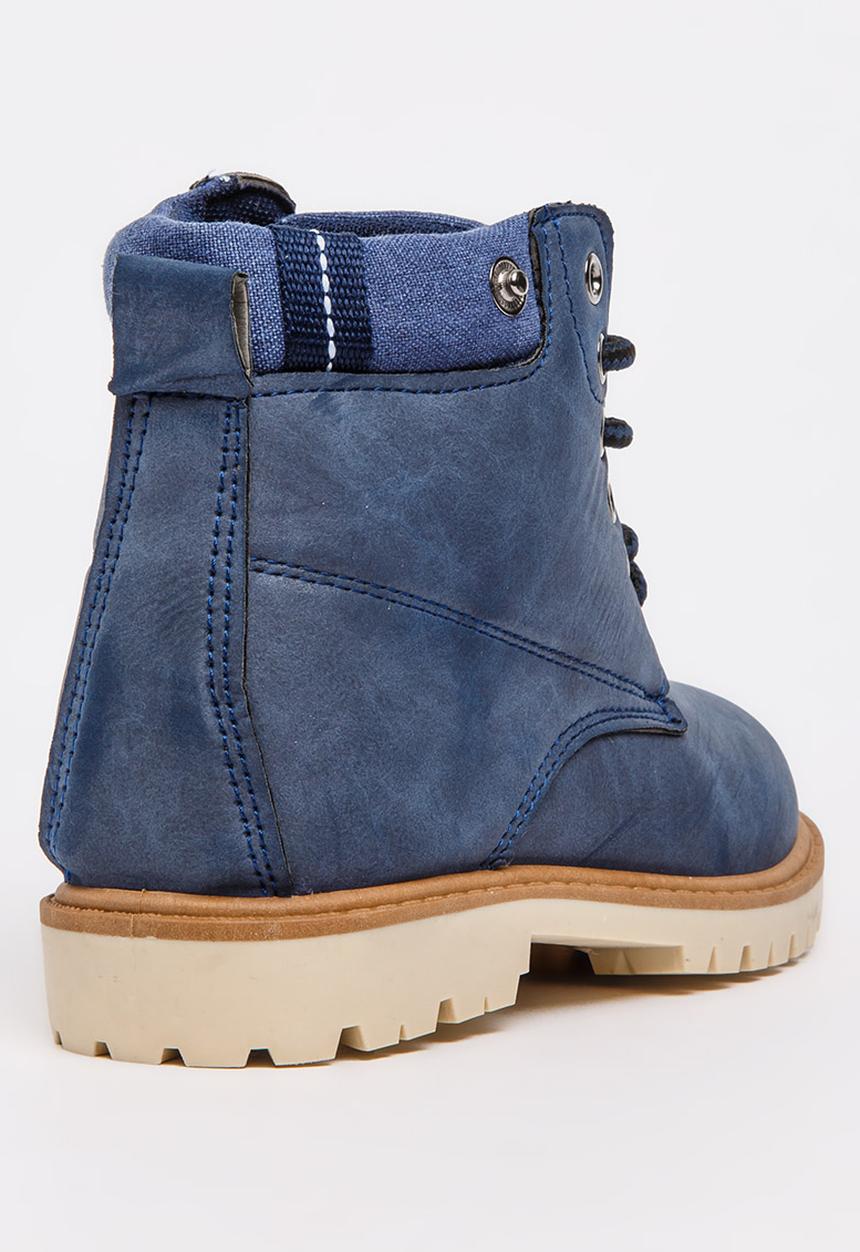 Jumbo - Lace Up Boot Navy