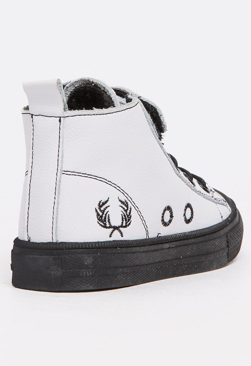Pop Candy - Boys Hi Top Sneaker White