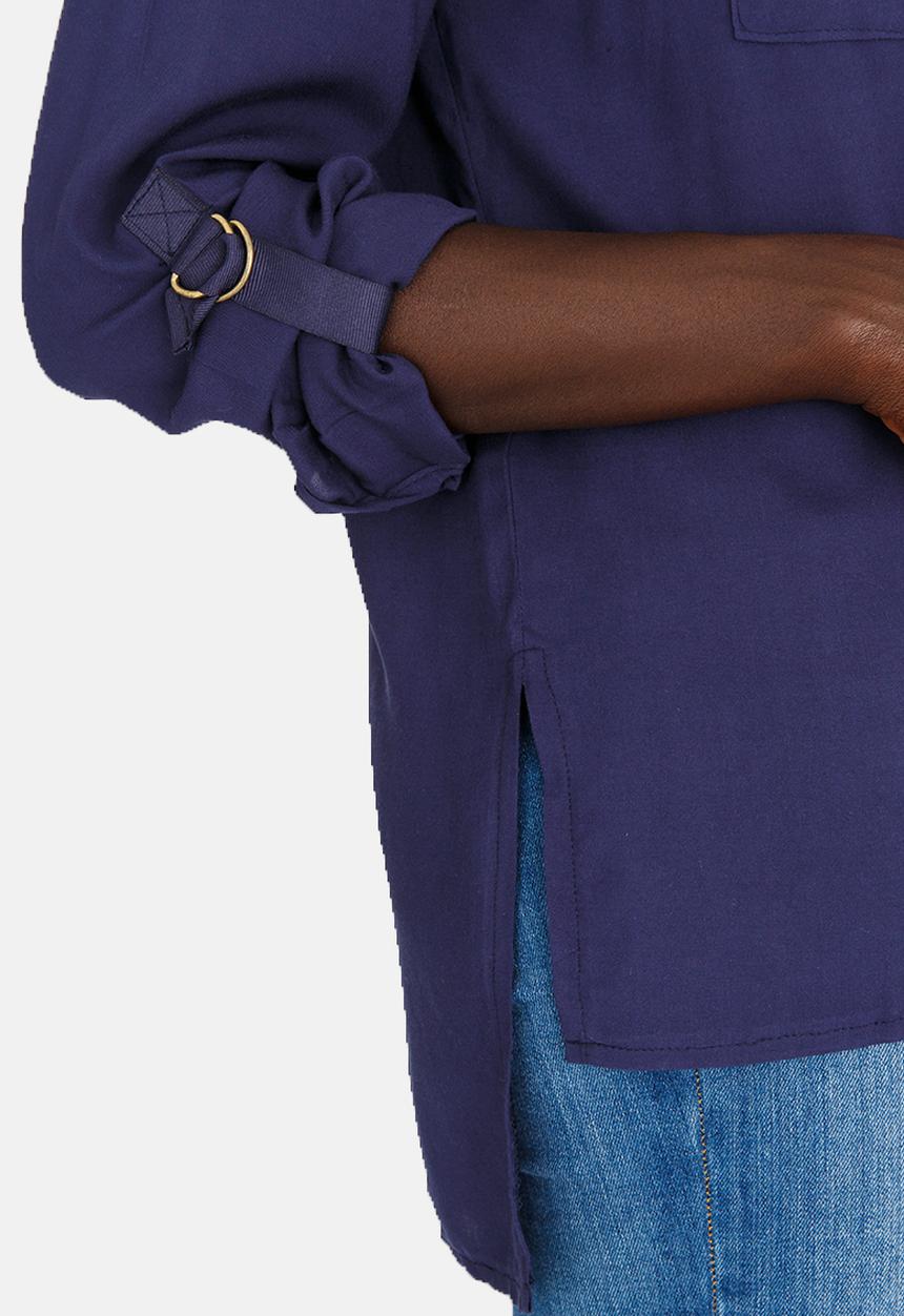 edit - Roll Up Sleeve Shirt Navy