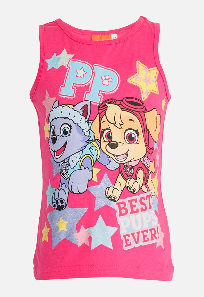 Pop Candy - Printed Vest Mid Pink