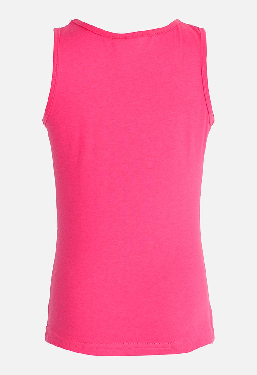 Pop Candy - Printed Vest Mid Pink