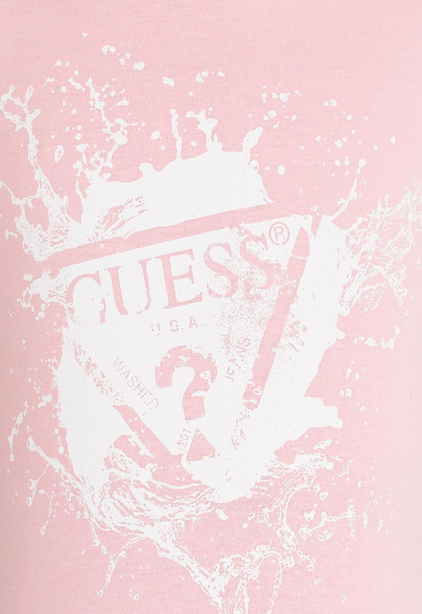 GUESS - Splashed Tri Tee Pale Pink