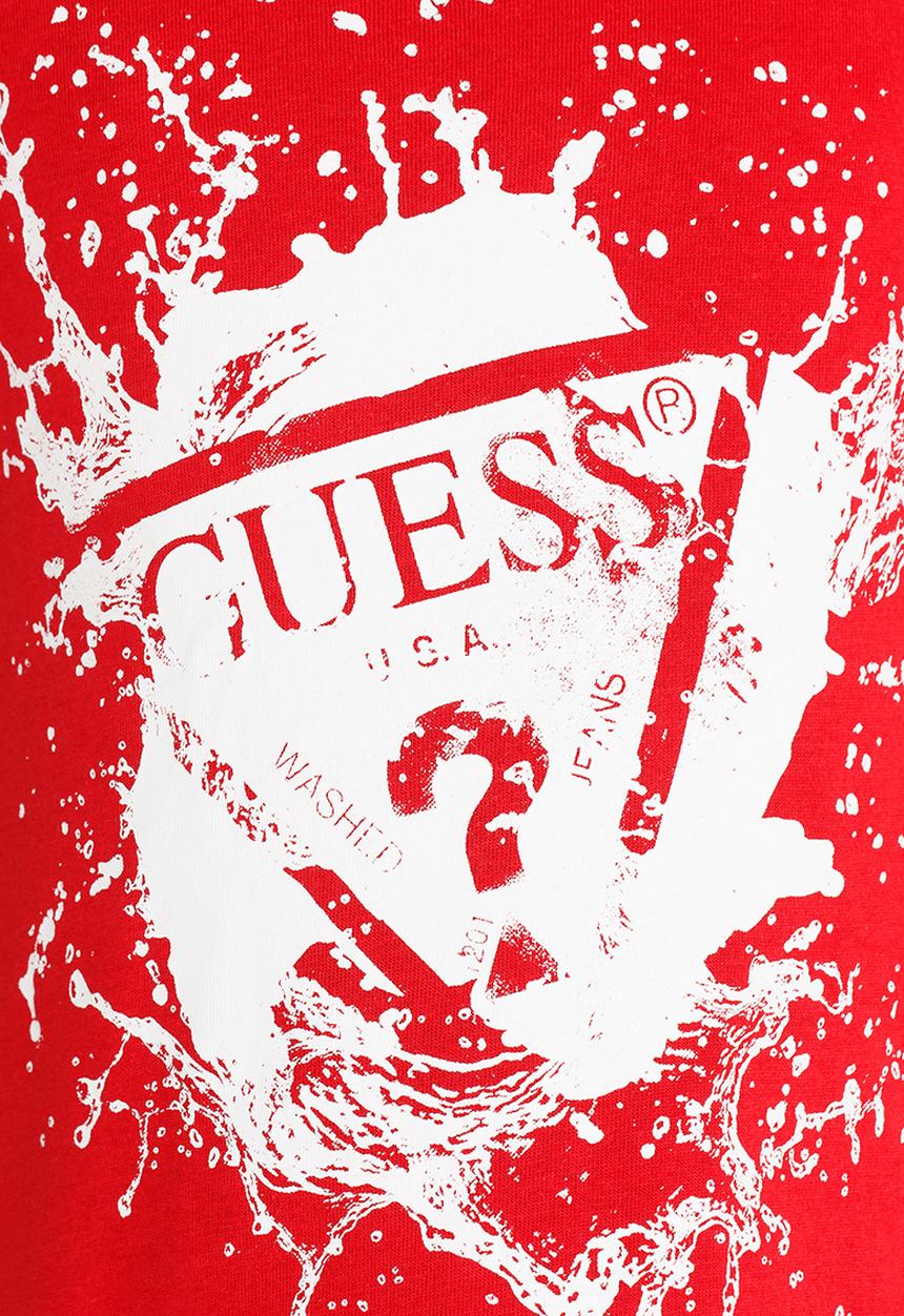 GUESS - Splatter Tee Red