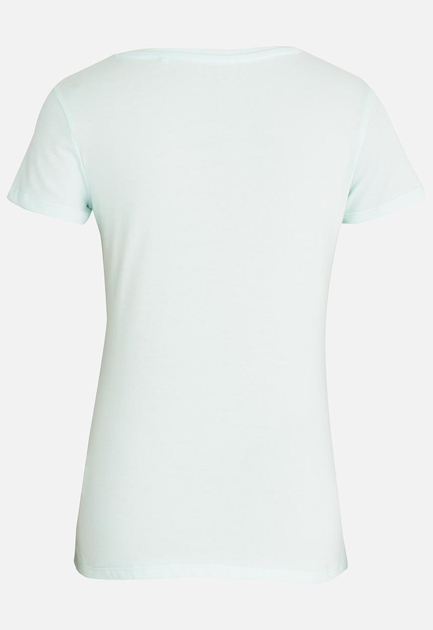 GUESS - Guess Jeans Flower Tee Aqua