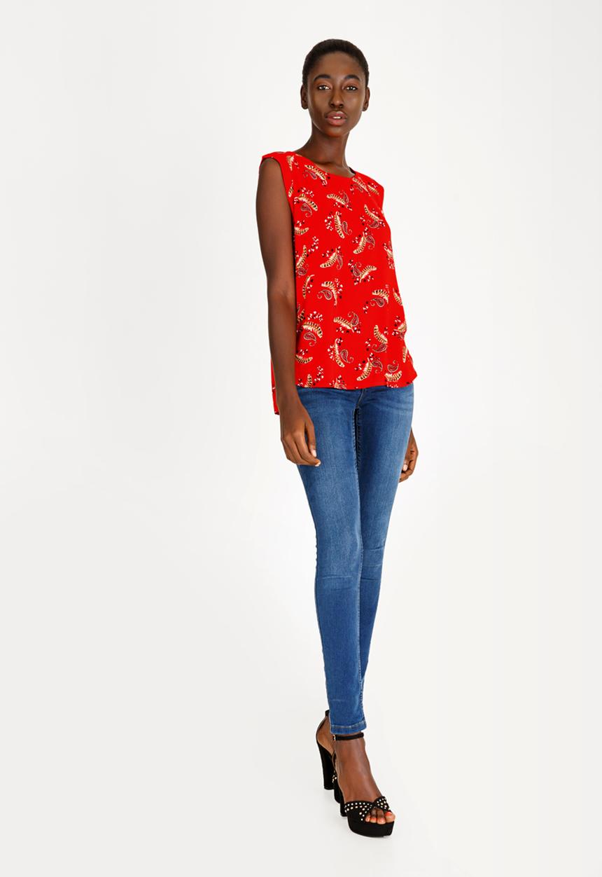 Revenge - Sleeveless Top Red