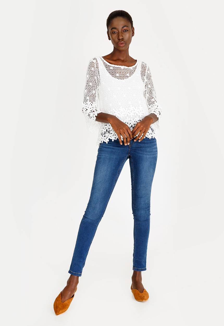 Revenge - Lace Top White