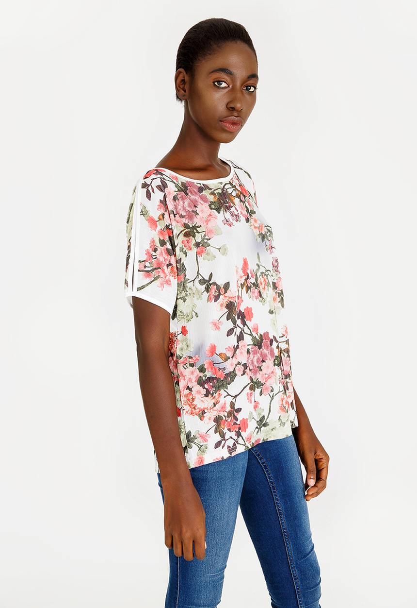 Revenge - Floral Printed Blouse Multi-colour