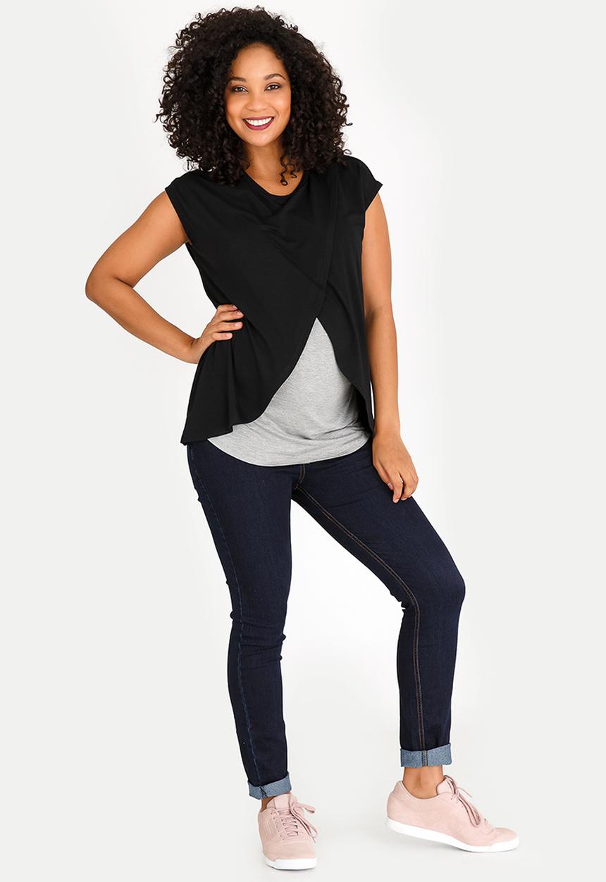 Cherry Melon - Basic Overlay Feeding Top Black