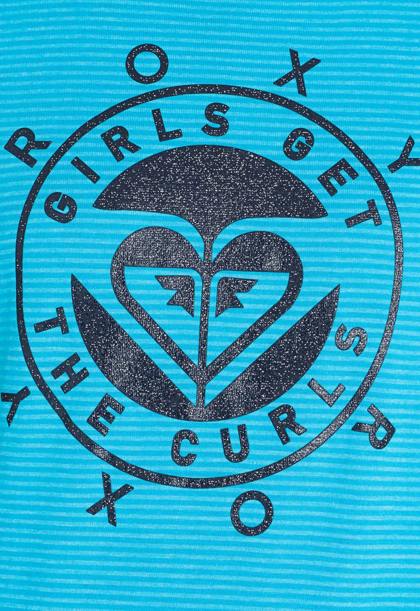 Roxy - Girls and Curls Tee 3 Mid Blue