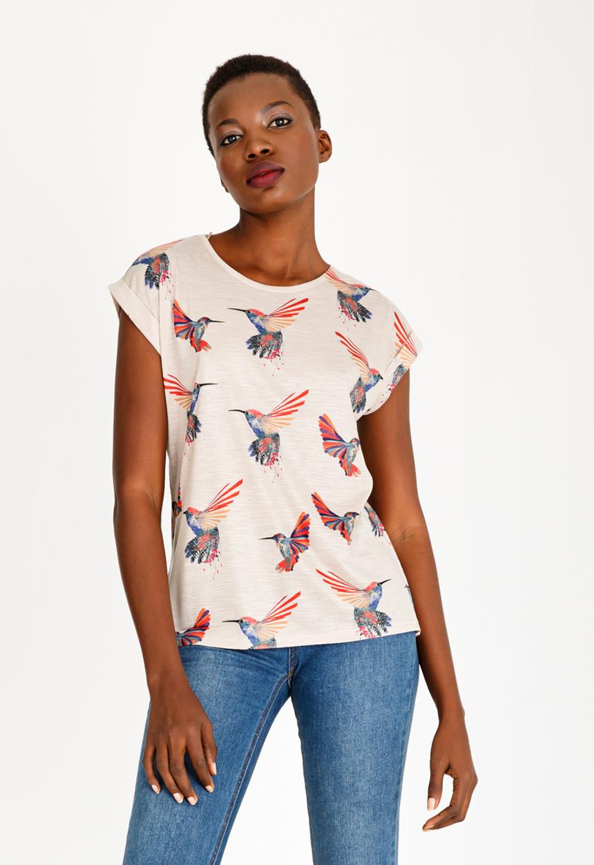 Revenge - Short Sleeve Tee Beige