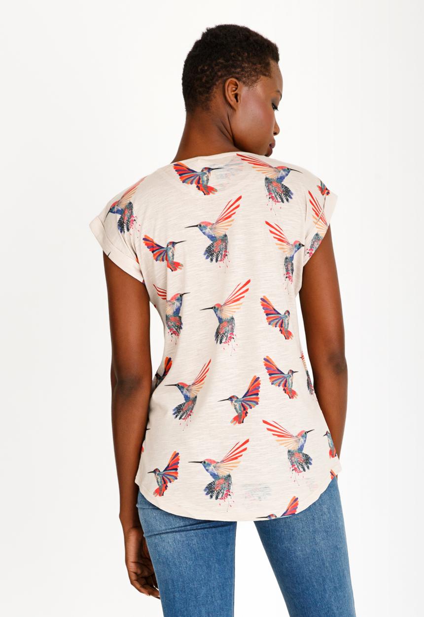 Revenge - Short Sleeve Tee Beige