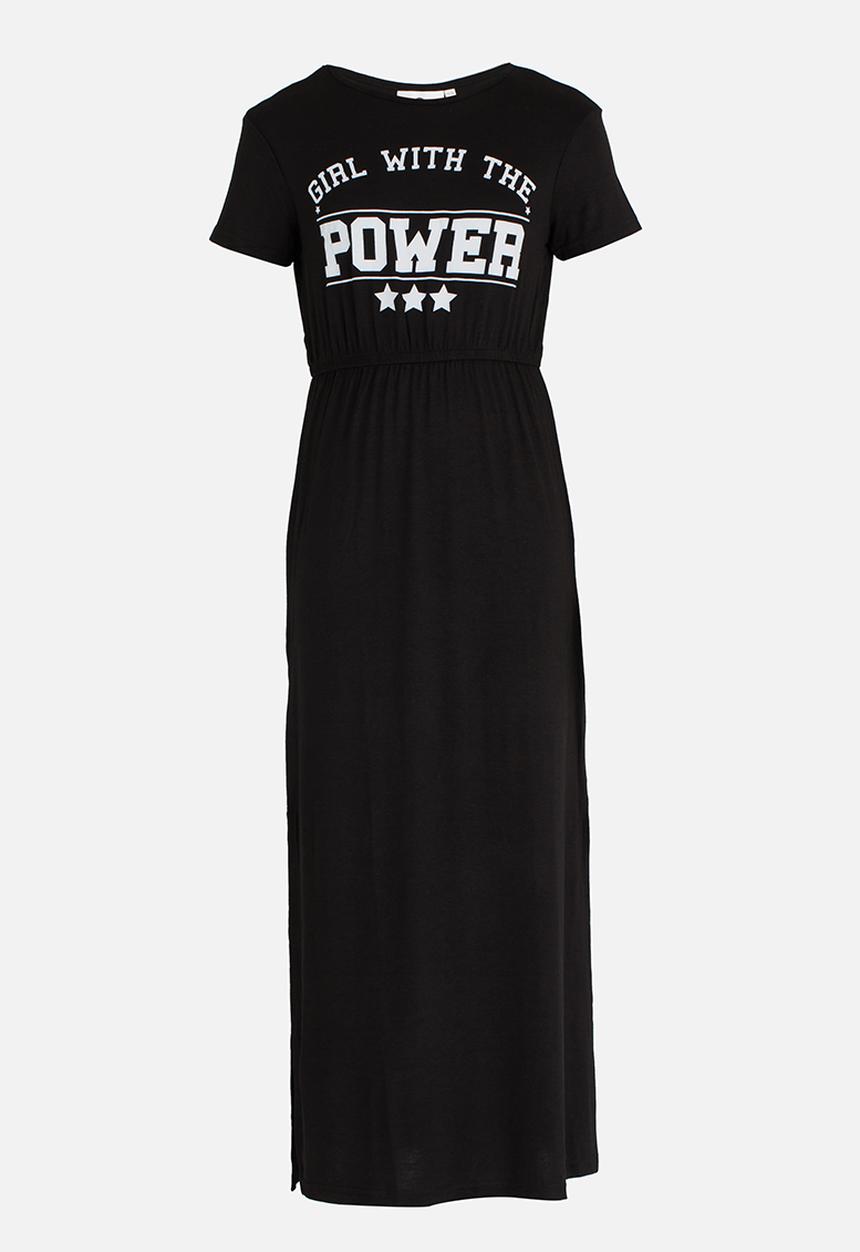 Rebel Republic - Jersey Maxi Dress Black