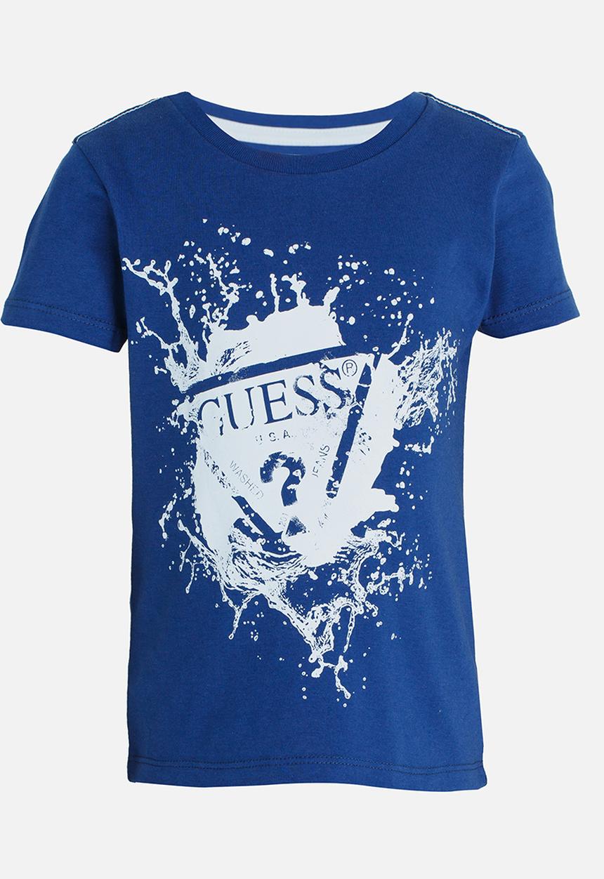GUESS - Splatter Tee Dark Blue