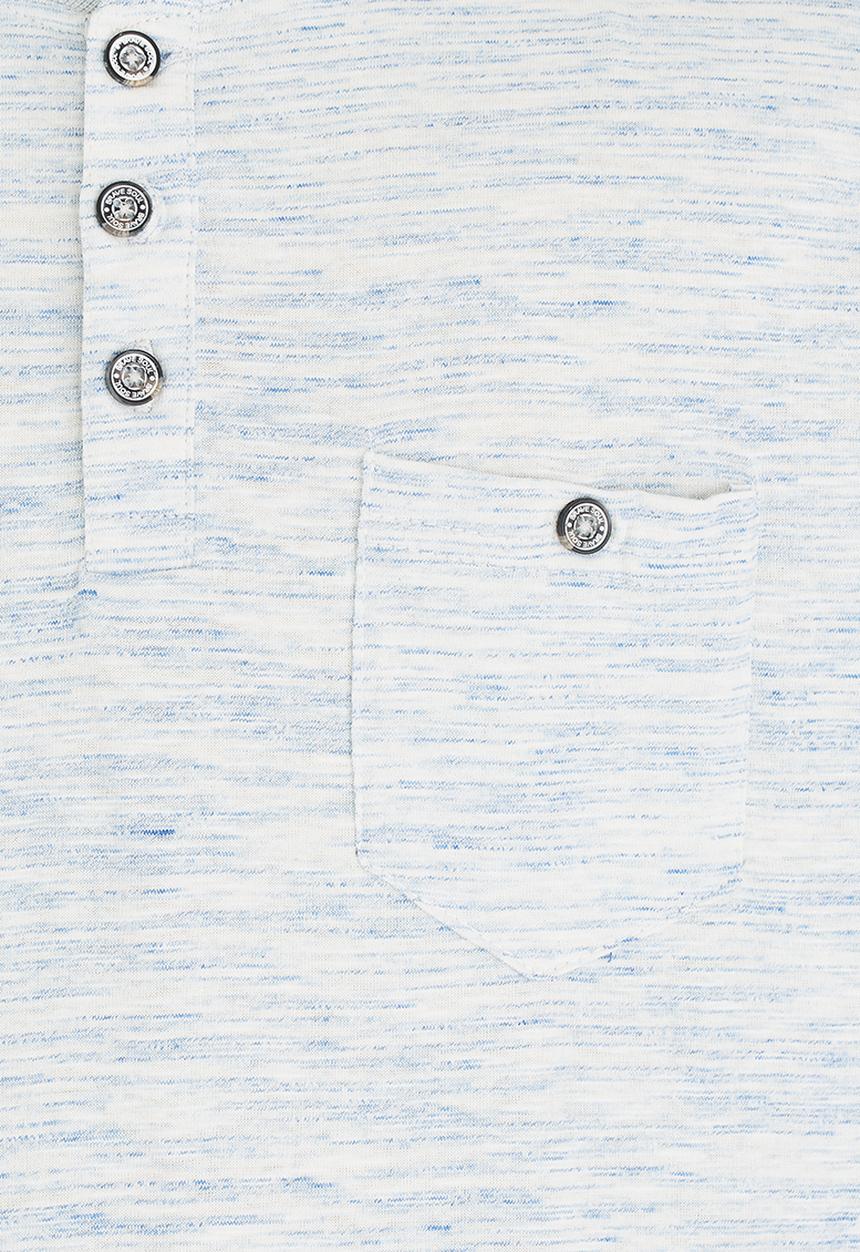Brave Soul - Yarn Dyed T-shirt Blue