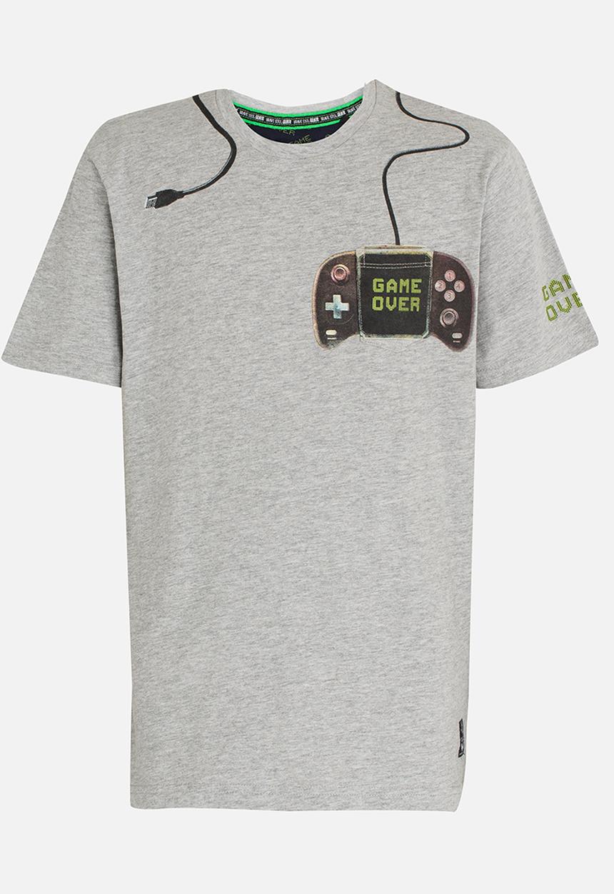 Brave Soul - Crew Neck Tee Grey Melange