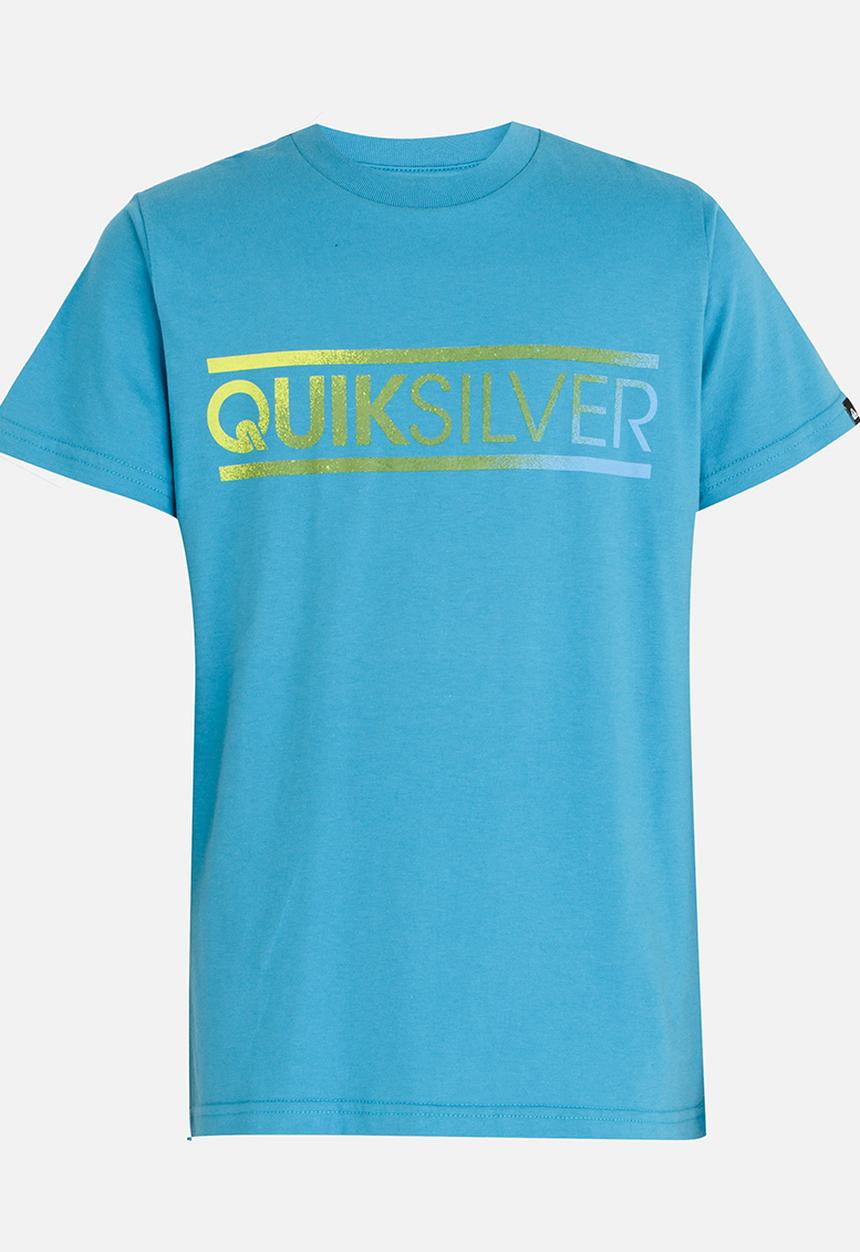 Quiksilver - Filled In Boys 3 Tee Mid Blue