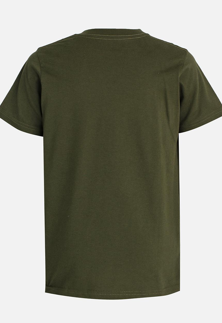 Quiksilver - Double Barrel Boys 3 Tee Khaki Green