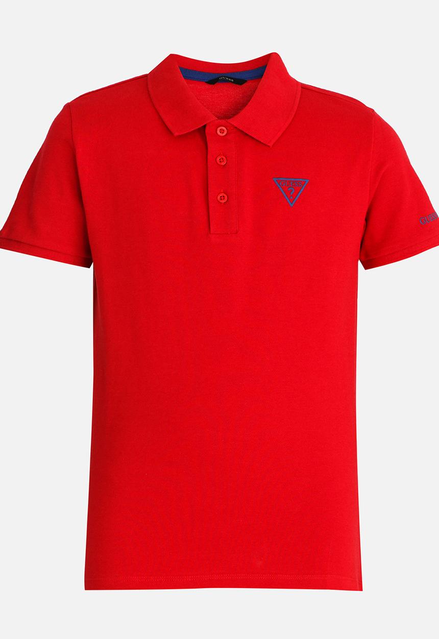 GUESS - Basic Polo Shirt Red