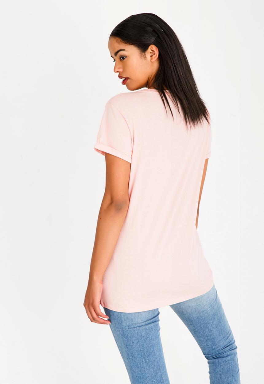 GUESS - Guess Bling Tee Pale Pink